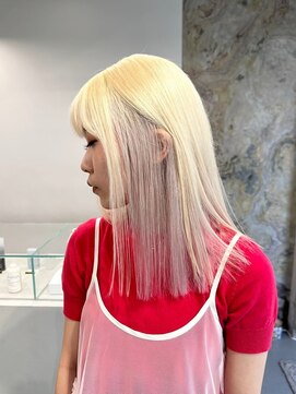 ソル ジングウマエ(SOL JINGUMAE) 表参道ハイトーンカラーシルバーホワイトブロンドブリーチ2回