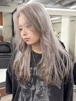 ニコトウキョウ 新宿(nico TOKYO)&nbsp;ダブルカラーミルクティーピンクホワイトパープルハイトーン韓国