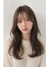 【透明感カラー】カラー+メンテナンストリートメント ¥9,000
