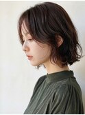 秋色ハイライト白髪染め◎美髪グレージュ小顔カット30代40代