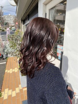 シンプル(Simple) 春のピンクブラウン