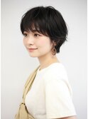20代30代小顔レイヤーショートボブ◎髪質改善×くびれヘア