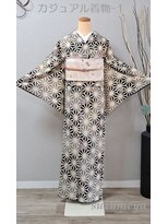 きものサロン すずめ屋&nbsp;レンタル番号　カジュアル着物-１ 麻の葉
