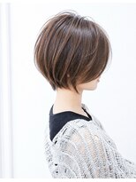 ムーンジェジェ(moon jeje)&nbsp;大人可愛い 30代 40代 50代 60代 小顔ひし形 丸みショートby柴立