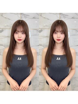 アッシュ 池袋店(Ash)の写真/ダメージをケアしながら思わず触れたくなる美髪へ。オーダーメイドのヘアケアをご提案！【池袋/縮毛矯正】