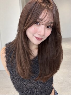 コート 青山(Cote) ロングレイヤー フェイスレイヤー シースルーバング 韓国ヘア