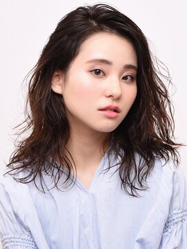 ピークアブー アヴェダ アトレ恵比寿(PEEK-A-BOO AVEDA) デジタルパーマ×ミディアムレイヤー 大野浩司