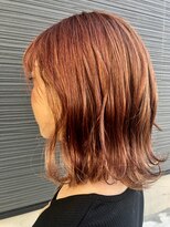 ヘアーウーノイルヴェント(HAIR UNO ilvento) インナーハイライト☆ピンクベージュ【HAIR UNO 水戸】