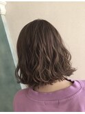 ふんわり巻き☆ブラウンロブ　スタイリスト西田大樹