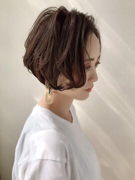 ヘアーアンドスパ フェリーチェ ミチ 野田屋町店(HAIR&SPA felice MICHI) 抜け感ショートボブ