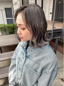 ローレル(Laurel) Laurel心斎橋○森拓也○ブルーバイオレットグレージュ×ボブ