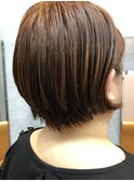 ショートボブで首スッキリ♪