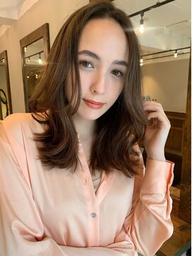 リマ(RIMA) 【RIMA】 外国人風☆ノームコアなグレージュ/ミルクティーカラー