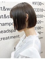 モリオ フロム ロンドン サッポロファクトリー店(morio FROM LONDON)&nbsp;【morio札幌】札幌ショート　大人かわいい黒髪ぱつっと丸みボブ