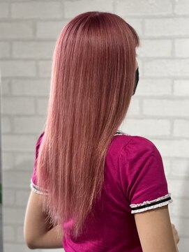 ビス リアン 川口店(Vis lien) ダブルカラー/ピンク/ケアブリーチ/