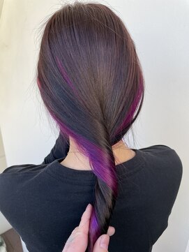 サロンドミルク 新百合ヶ丘店(salon de MiLK) ＊ハイライトインナーカラーショートボブ新百合ヶ丘