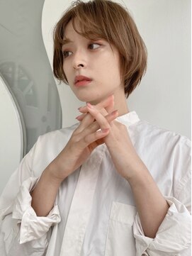 モリオ フロム ロンドン 大宮2号店(morio from London) 【なかじま ひびき】ナチュラルショートボブ