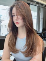 フォンズ(FONS) 大人美人レイヤーカット 韓国前髪ワンカールヘア 20代30代40代