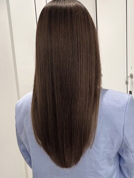 コレクティブワーク 表参道 渋谷(COLLECTIVE WORK) 艶髪　ストレート　ベージュカラー　髪質改善　オージュア　酸熱