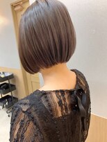 サンド 鹿児島中央(sand)&nbsp;黒髪/グレーベージュ/レイヤーロング/前髪パーマ[鹿児島駅]