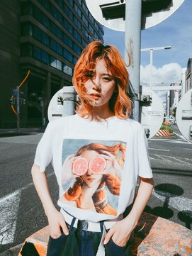 ブランコ 名古屋栄(BLANCO) オレンジレイヤーカット