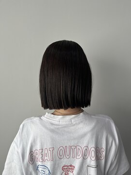 バトー バイ トリコ 船橋北口店(BATEAU by tricot) #白髪染め#切りっぱなし#ブラウン