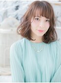 斜めバング♪くせ毛風抜け感小顔くびれカールc5上尾20代30代40代