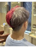 ミルクティーアッシュハイトーン透明感グレージュ極細ハイライト