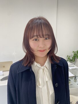 ディッシィ 立川(D'ICI) "CHIHIRO"レイヤーボブ×ピンクブラウン