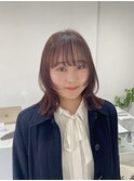 "CHIHIRO"レイヤーボブ×ピンクブラウン