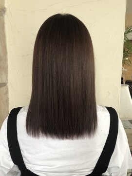 オートゥール(hair room Auteur) 30代40代髪質改善ココアブラウン艶感ストレート透明感赤み消し