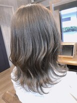 レイ 津田沼(Lei) ボブ/前髪/こなれミディ/オリーブベージュ/ウェーブパーマ/韓国