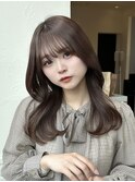 レイヤーカット/韓国ヘア/顔まわりカット/銀座