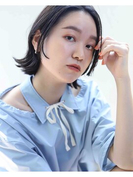 ロッソ 大橋店(Rosso) 外ハネウルフボブ