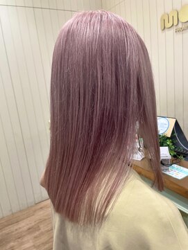 モリオフロムロンドン 大宮店(morio from London) 【かほ】【ブリーチあり】ピンク