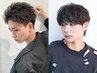【men's1番人気】men'sカット＋頭皮ケアシャンプー＋眉カット