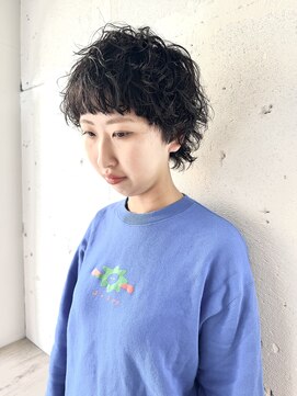 ヘアーワークス ヘルム 渋谷店(HAIR WORKS HELM) 【 HELM渋谷】マッシュウルフパーマ