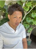 【hair salon W】メンズ白髪ぼかし