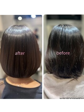 吉野ヘアダメージ研究所 銀座 艶ミディアム/髪質改善/艶カラー/髪質改善トリートメント/艶髪