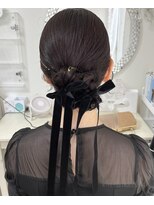 アチーブ 三宮(Achieve)&nbsp;タイトなツインアップ(ヘアセットサロンAchieve)