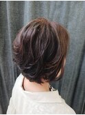 上品ふんわりショートスタイル