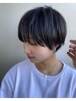 エアー 青山(AIR) 丸みショートシースルーバングくびれショートボブミニボブ