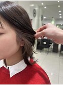 イヤリングカラー(ホワイトミルクティー)
