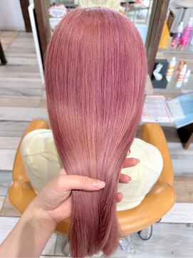 TJ天気予報 3t 日進店 ストレート/ハイトーンピンク/デザインカラー/ダブルカラー