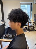 シャドウパーマ ルーズシャドウ ホワイトメッシュ 八王子