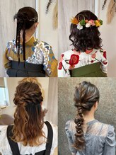 【ヘアアレンジ】和装も洋装も可愛く♪シニヨンから話題のカチモリまで、トレンドスタイルをご提案します！