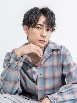 メンズ ソース 枚方(MEN'S SOURCE) ニュアンスセンターパート/メンズ