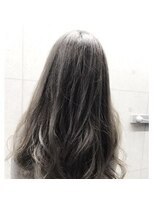 エルエーヘアー(L.AHAIR)&nbsp;透け感グレージュロング