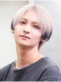 シースルーマッシュベージュ系カラーエンドカラーナチュラルヘア