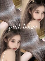 アロマ ヘアー ルーム 新宿3号店(AROMA hair room)&nbsp;ブリーチ2回～で出来るピンクミルクティー♪
